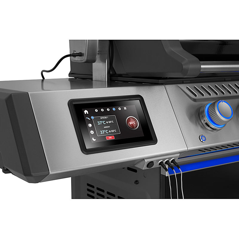Napoleon Prestige PRO 500 Connected Gasgrill Schwarz inkl. Drehspieß & Infrarotbrenner