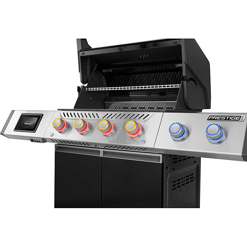 Napoleon Prestige PRO 500 Connected Gasgrill Schwarz inkl. Drehspieß & Infrarotbrenner