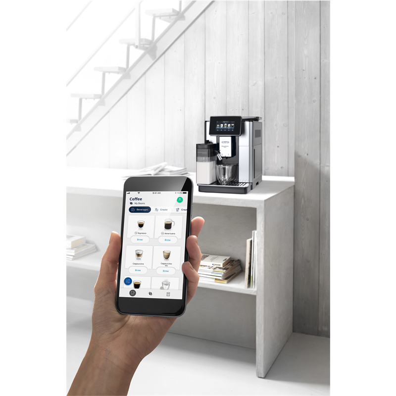 DeLonghi ECAM610.55.SB PRIMADONNA vollautomatische Kaffeemaschine