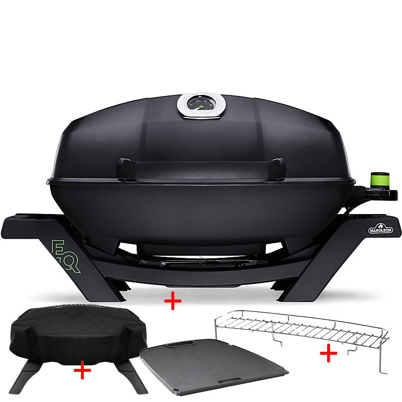 Napoleon TRAVELQ PRO285E Electric Grill incl. Griddle Plate, Warming Rack & Cover