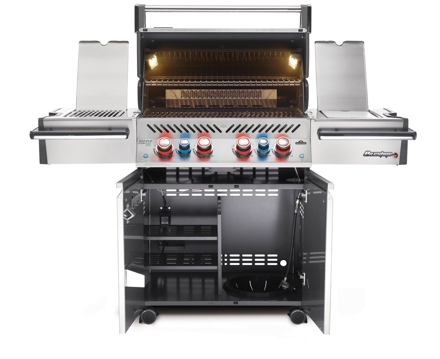 Napoleon Prestige PRO 500 Gasgrill PRO500RSIBPSS-3-DE Edelstahl mit SIZZLE ZONE