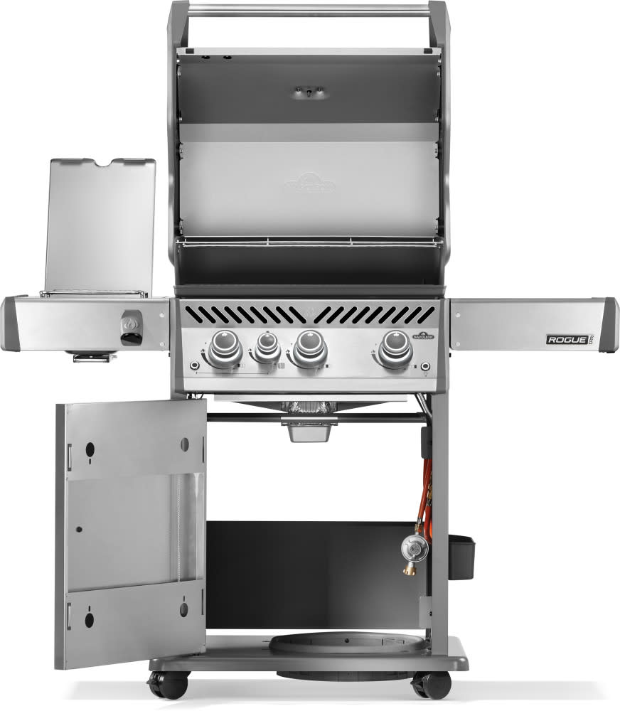 Napoleon Rogue Pro 425 Gasgrill, SIZZLE ZONE Seitenbrenner, Edelstahl
