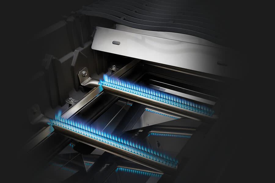 Napoleon Rogue Pro 425 Gasgrill, SIZZLE ZONE Seitenbrenner, Edelstahl