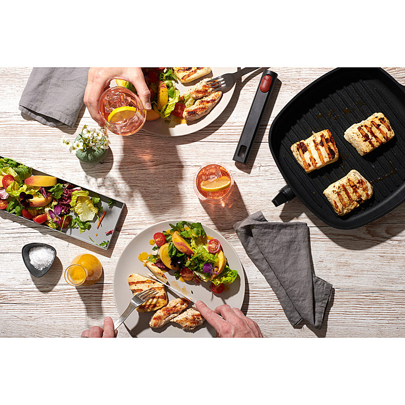 WOLL Logic Induktion Grillpfanne, viereckig 1628-1LCI