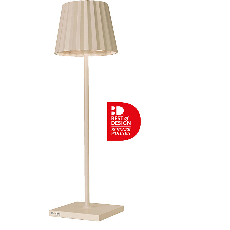 Sompex-Lighting TROLL 2.0 battery-powered table lamp sand