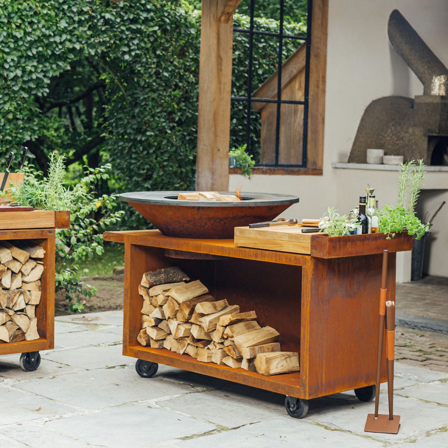 OFYR Island Corten 100 PRO Teakholz