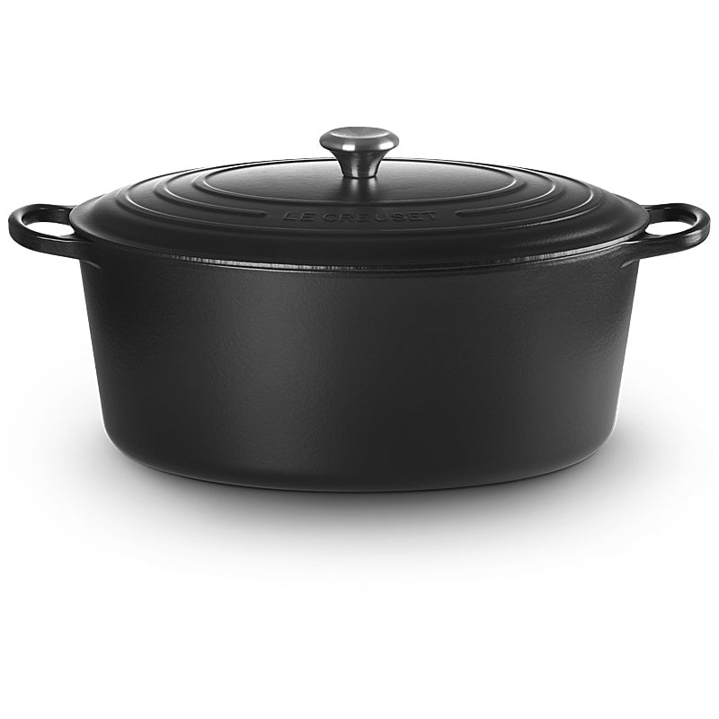 Le Creuset Bräter oval Signature 40cm Schwarz