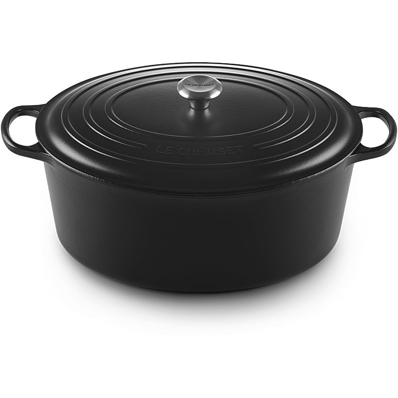 Le Creuset Bräter oval Signature 40cm Schwarz