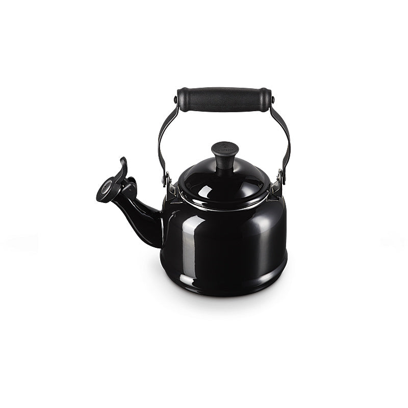 Le Creuset Wasserkessel Demi 1,1 Liter Schwarz Glänzend