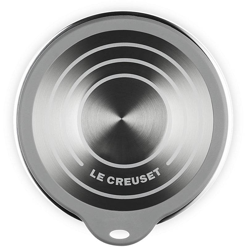 Le Creuset Edelstahlschüssel ml Glasdeckel 23 cm