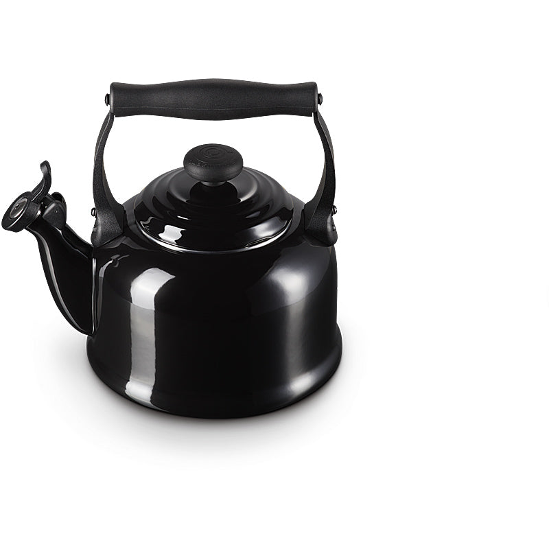 Le Creuset Wasserkessel Tradition 2,1 Liter Schwarz Glänzend