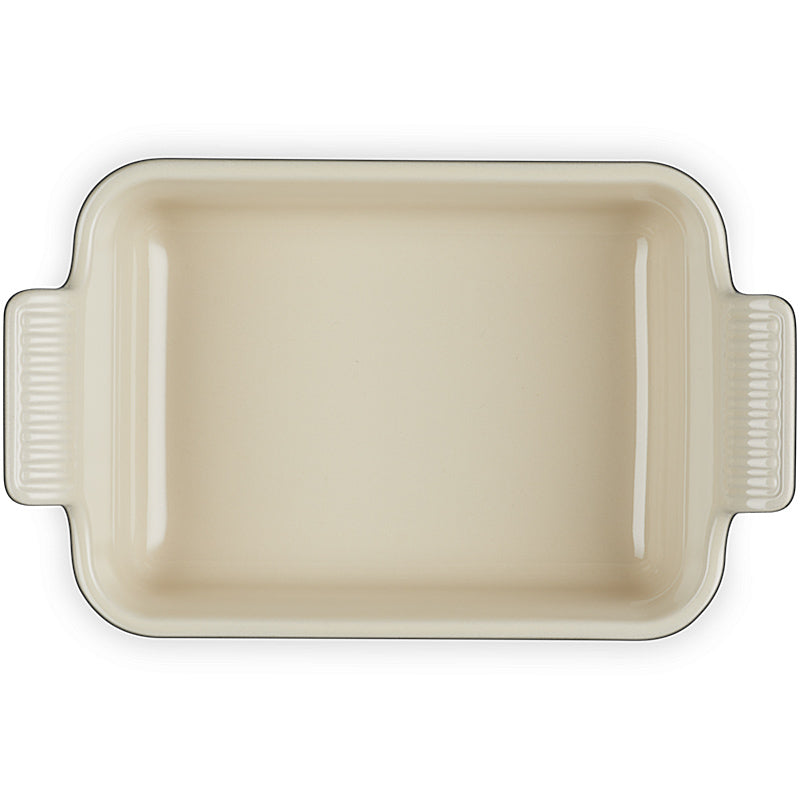 Le Creuset Auflaufform Tradition 26 cm Schwarz Glänzend