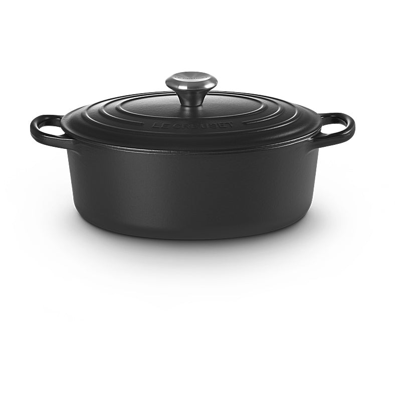 Le Creuset Bräter oval Signature 33cm schwarz