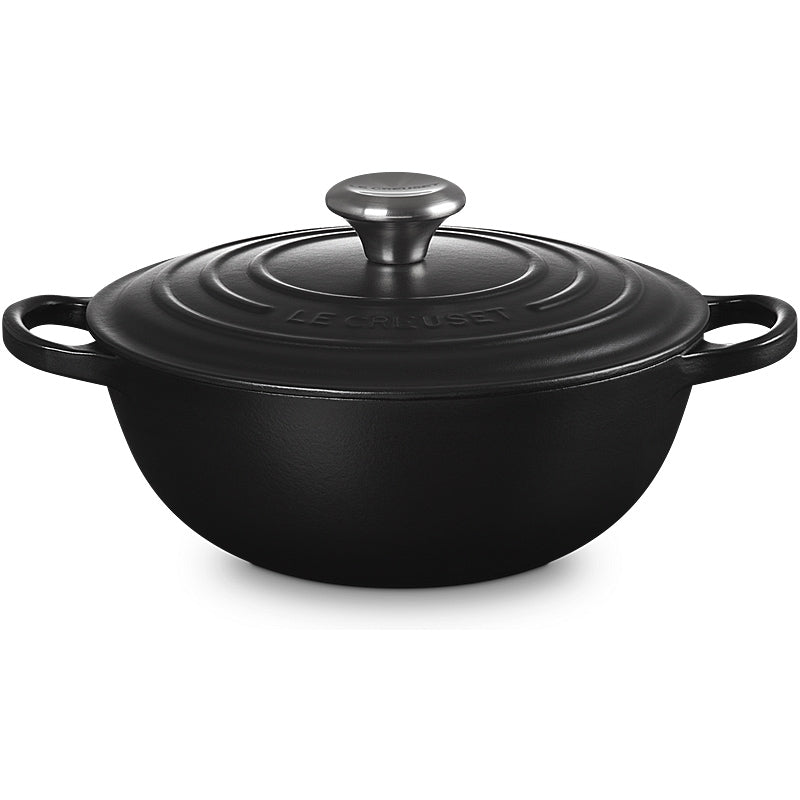 Le Creuset La Marmite Signature 26 cm Schwarz matt