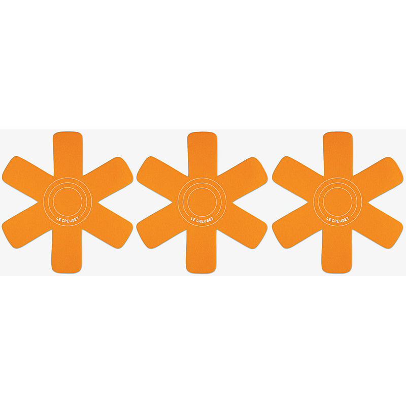 Le Creuset Pan Protectors 3 Pieces Oven Red