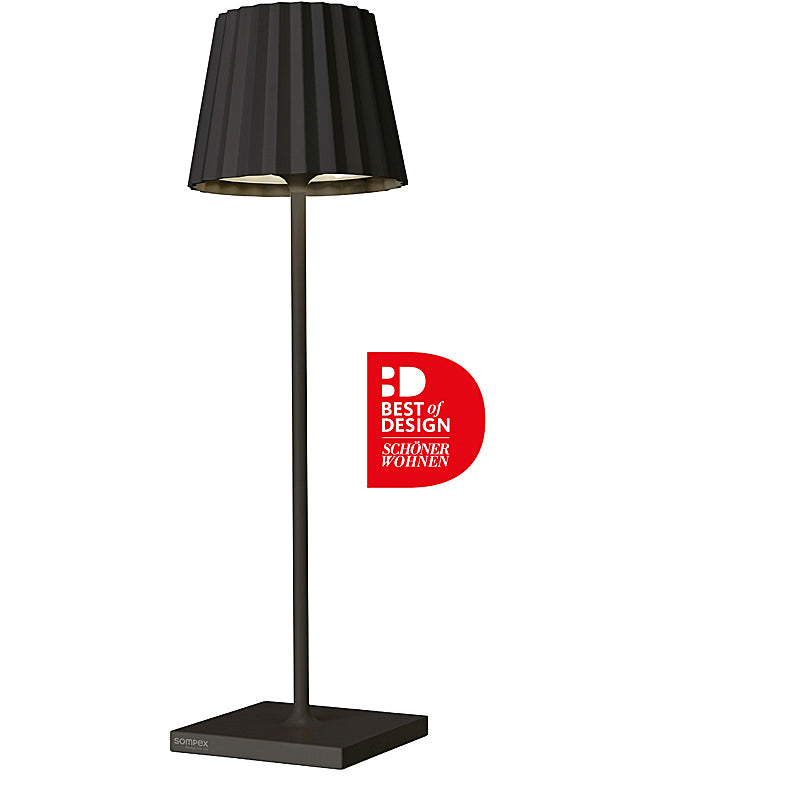 Sompex-Lighting TROLL 2.0 Battery-Powered Table Lamp Black