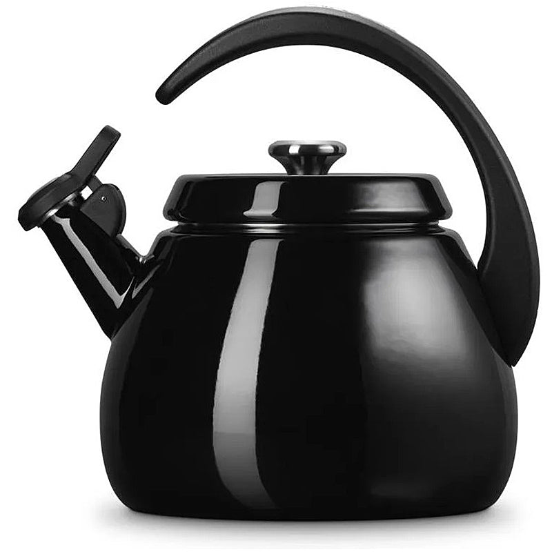 Le Creuset Wasserkessel Cloche 2,1 Liter Schwarz glänzend