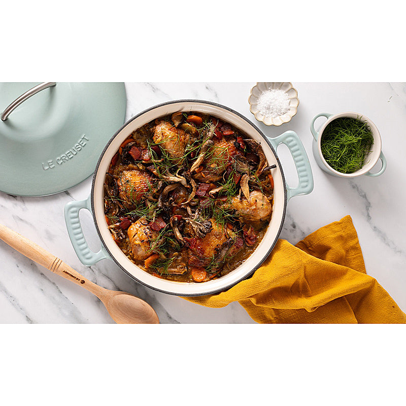 Le Creuset Round Roasting Pan Modern Heritage 26 cm Sea Salt