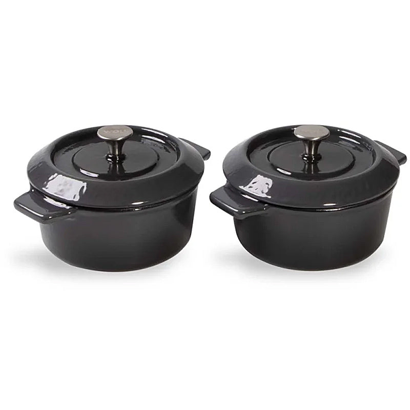 Woll Guss-Mini-Kasserolle 2-teilig mit Deckel Carbon Grey