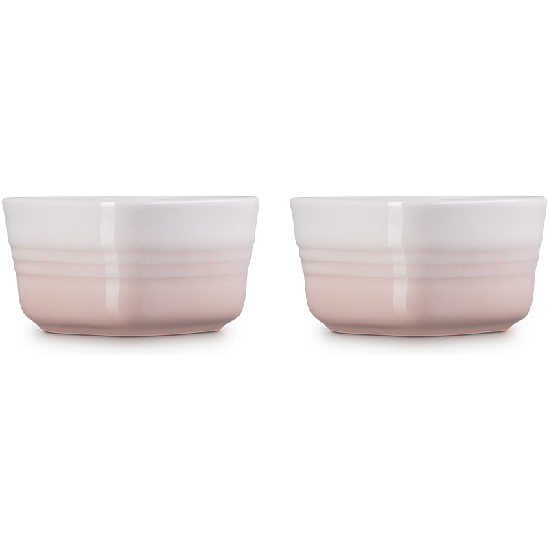 Le Creuset heart molds 300 ml set of 2 shell pink
