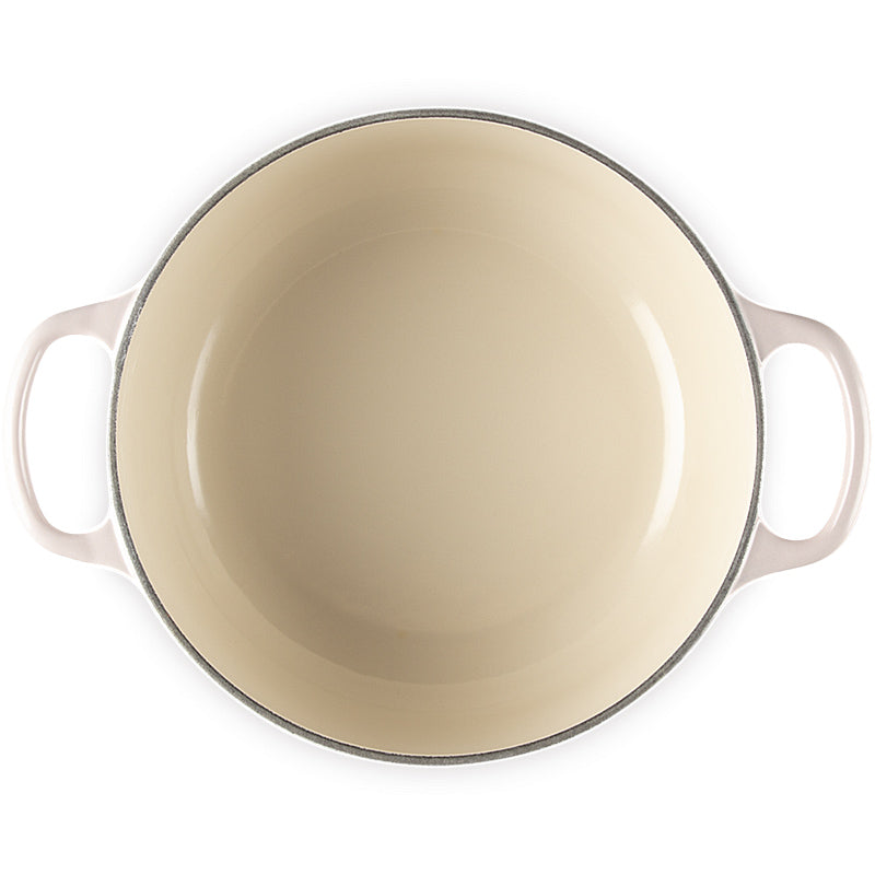 Le Creuset Signature Round Roaster 24 cm Shell Pink 