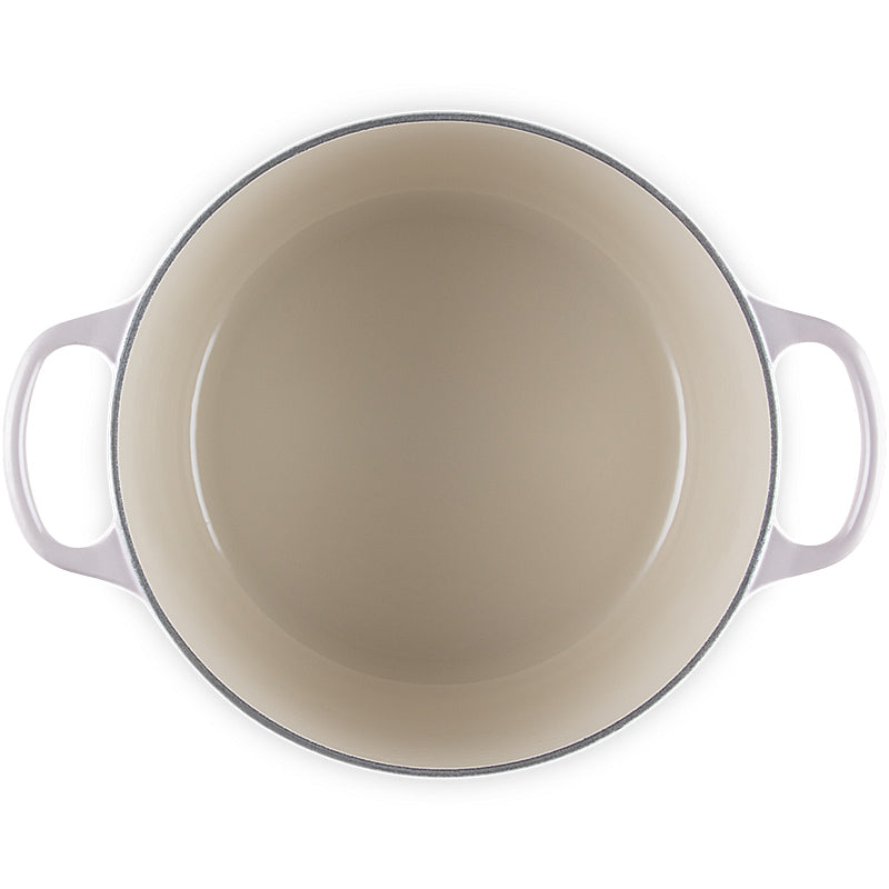 Le Creuset Bräter Signature hoch 24 cm Shell Pink