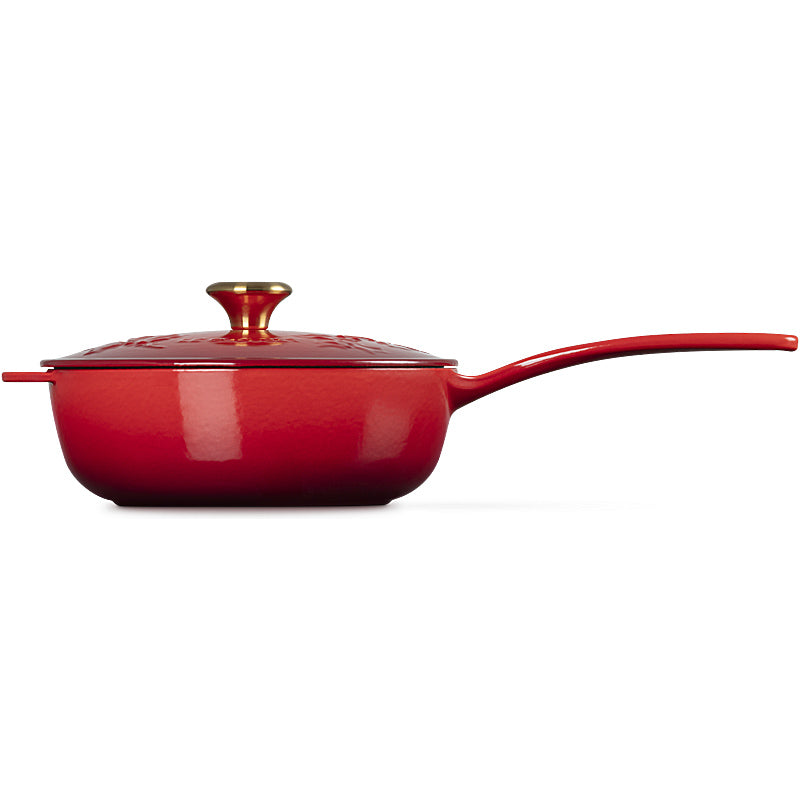 Le Creuset saucepan Holly Tradition 21 cm cherry red