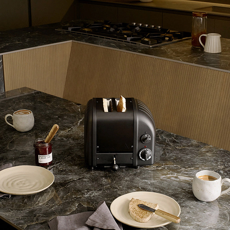 Dualit Classic Toaster 2-Schlitz New Generation Stealth Schwarz matt