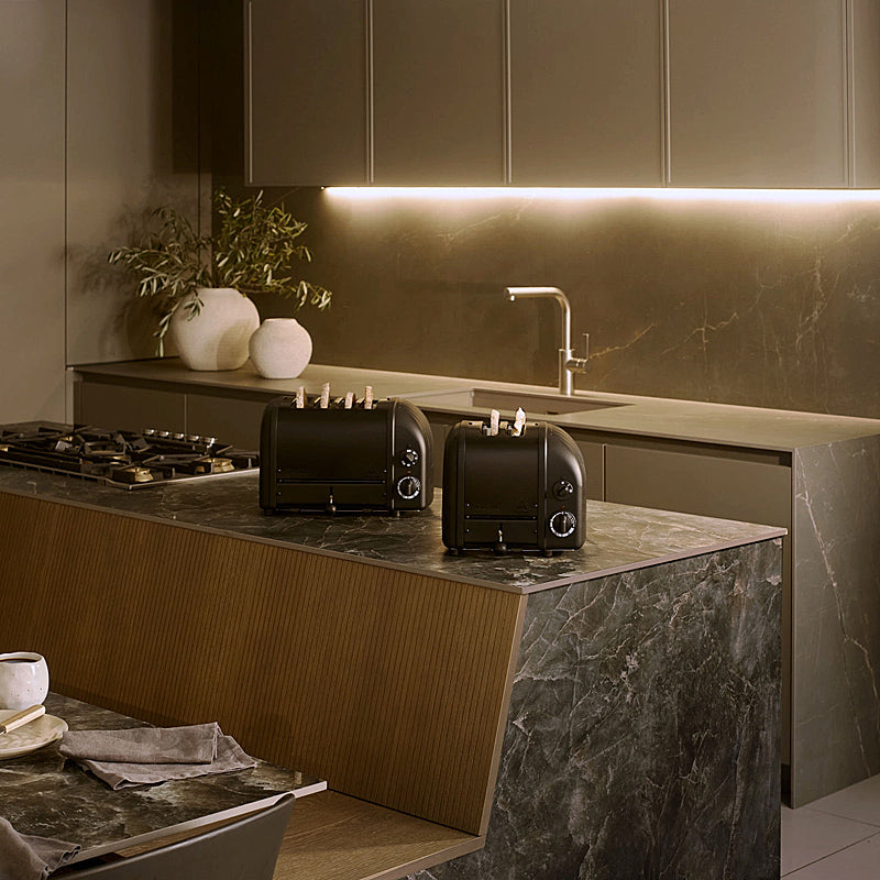 Dualit Classic Toaster 2-Schlitz New Generation Stealth Schwarz matt