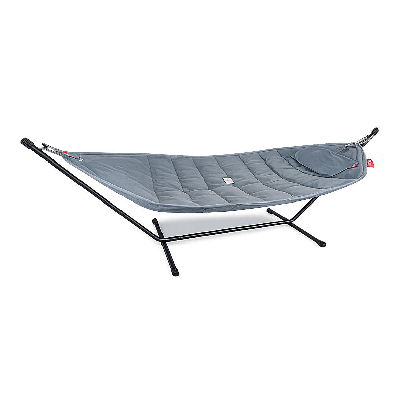 Fatboy Headdemock Superb Deluxe with Pillow and Cover Steel Blue Frame Black