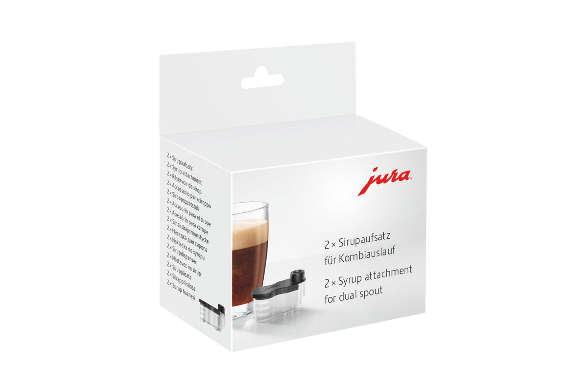 Verpackung JURA Sirupaufsatz für Kombiauslauf, 2er-Set