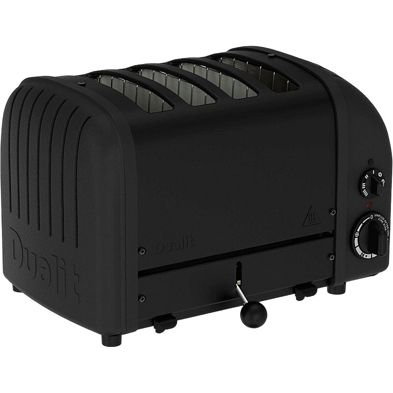 Dualit Classic Toaster 4-Schlitz New Generation Stealth Schwarz matt