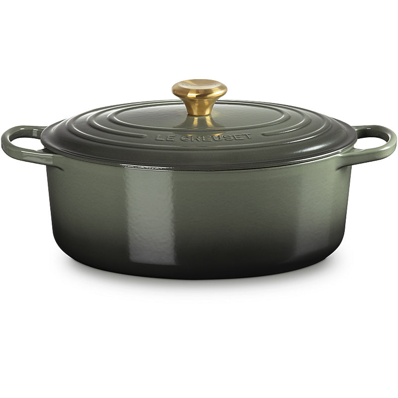 Le Creuset Bräter Signature oval 31 cm Thyme