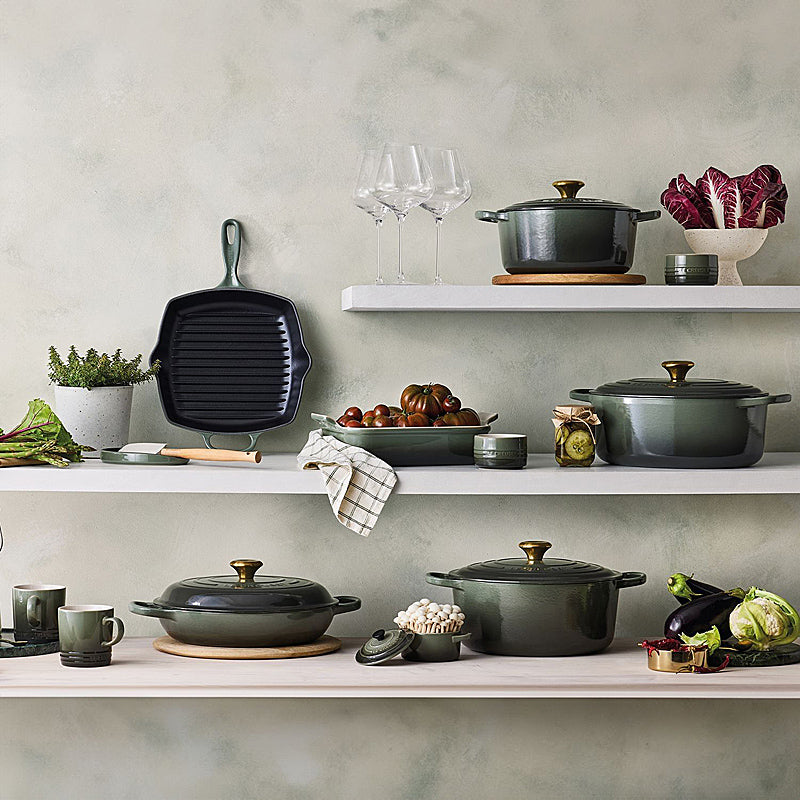 Le Creuset Bräter Signature oval 31 cm Thyme