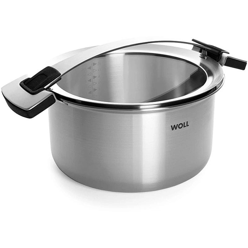 WOLL CONCEPT - 5-ply stainless steel pot, 24 cm Ø; 13.5 cm high; 6.0 liters; including lid 124CO