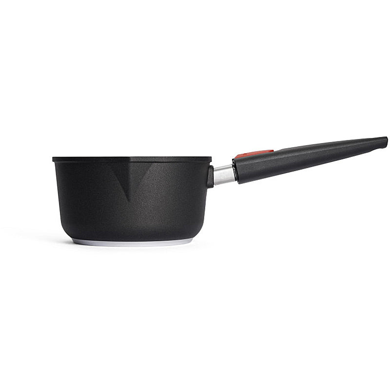 WOLL NOWO INDUCTION LINE cast iron saucepan, 18 cm Ø; 10 cm high; 2.0 liters; with removable handle; including safety glass lid 1118ILL