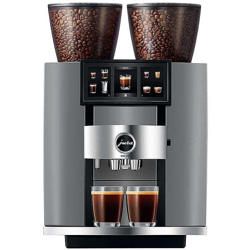 JURA GIGA W10 gewerblicher Kaffeevollautomat Diamond Silver