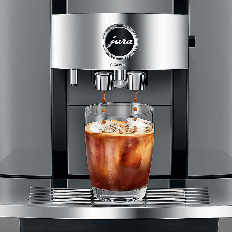 JURA GIGA W10 gewerblicher Kaffeevollautomat Diamond Silver