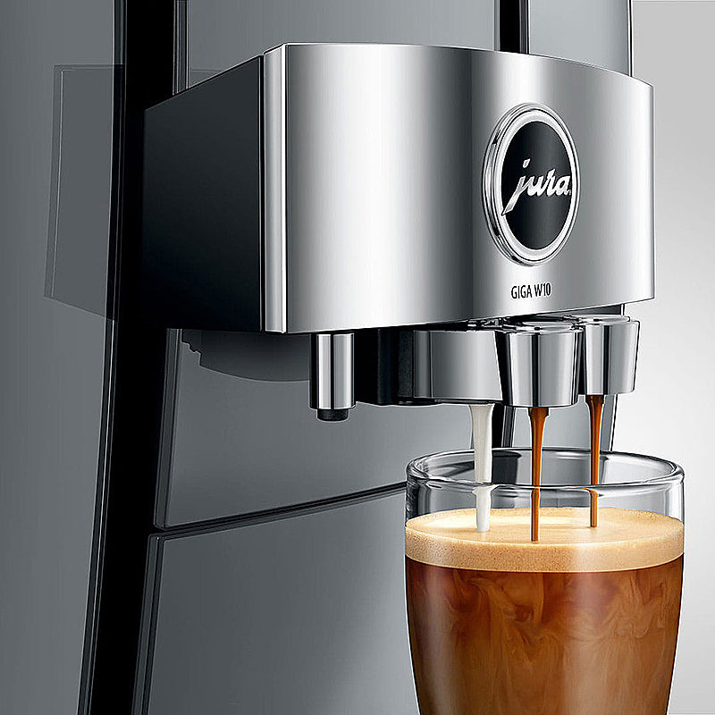 JURA GIGA W10 gewerblicher Kaffeevollautomat Diamond Silver