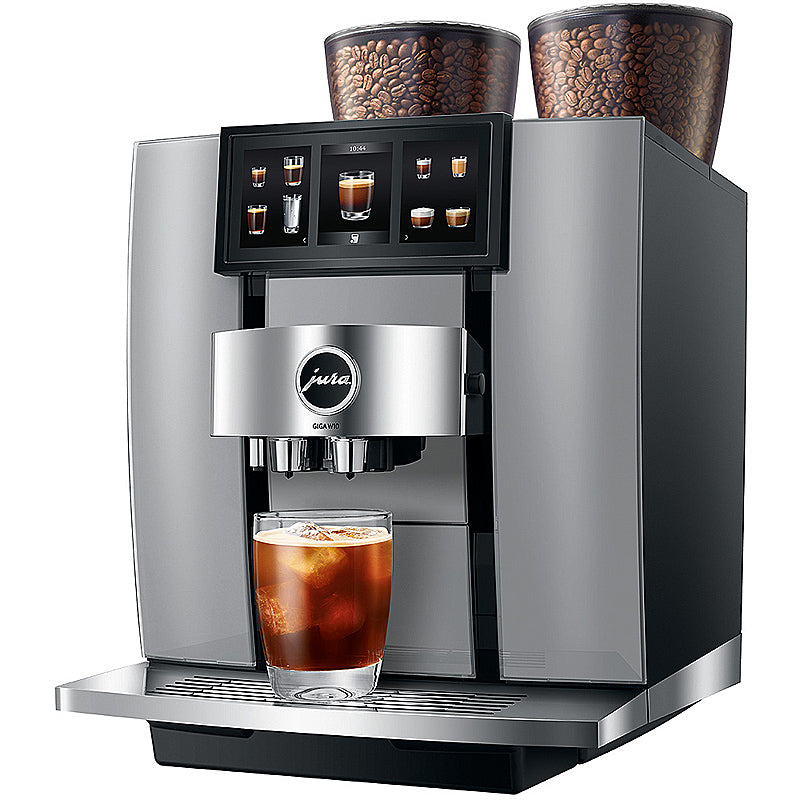 JURA GIGA W10 gewerblicher Kaffeevollautomat Diamond Silver