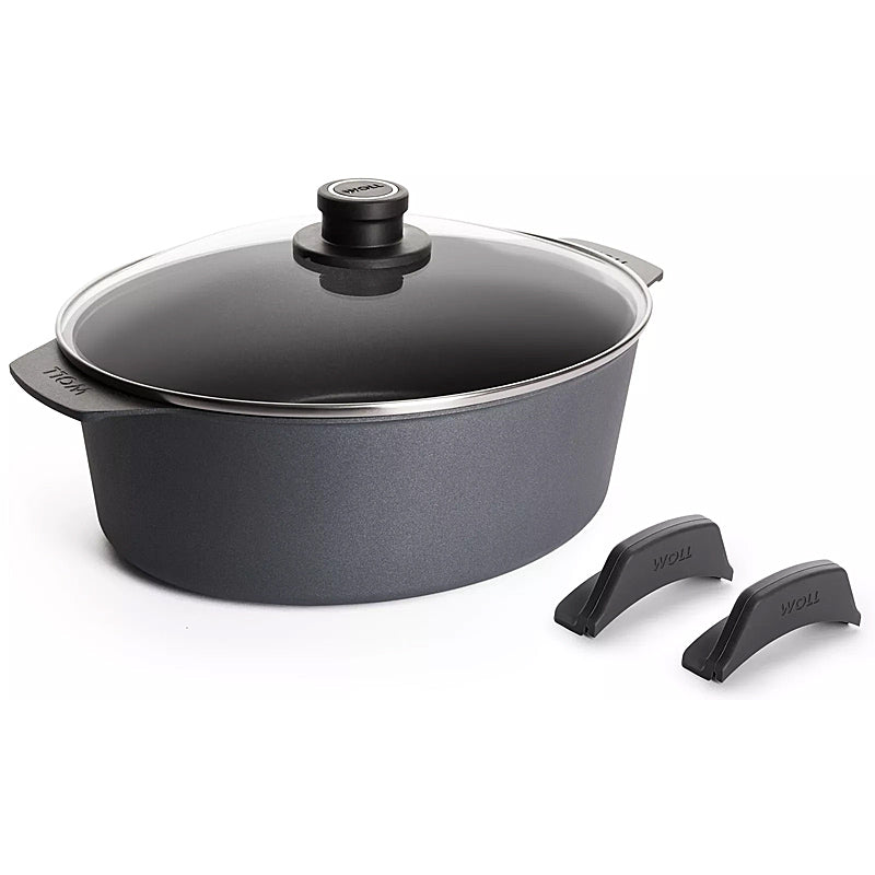 Woll Diamond Lite Induction, cast iron roaster 31 x 26 cm, 11 cm high, 6 liters