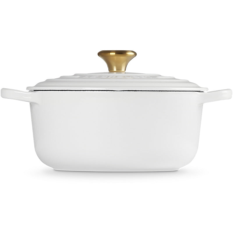 Le Creuset Signature Round Roaster 20 cm White 