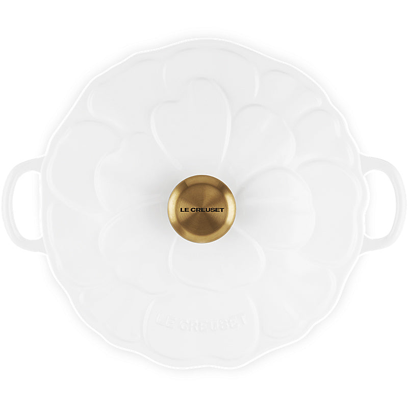Le Creuset Gourmet-Profitopf Blume 26 cm White