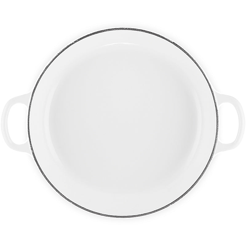 Le Creuset Gourmet-Profitopf Blume 26 cm White