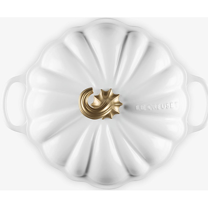 Le Creuset Kürbis-Bräter Signature 24 cm White
