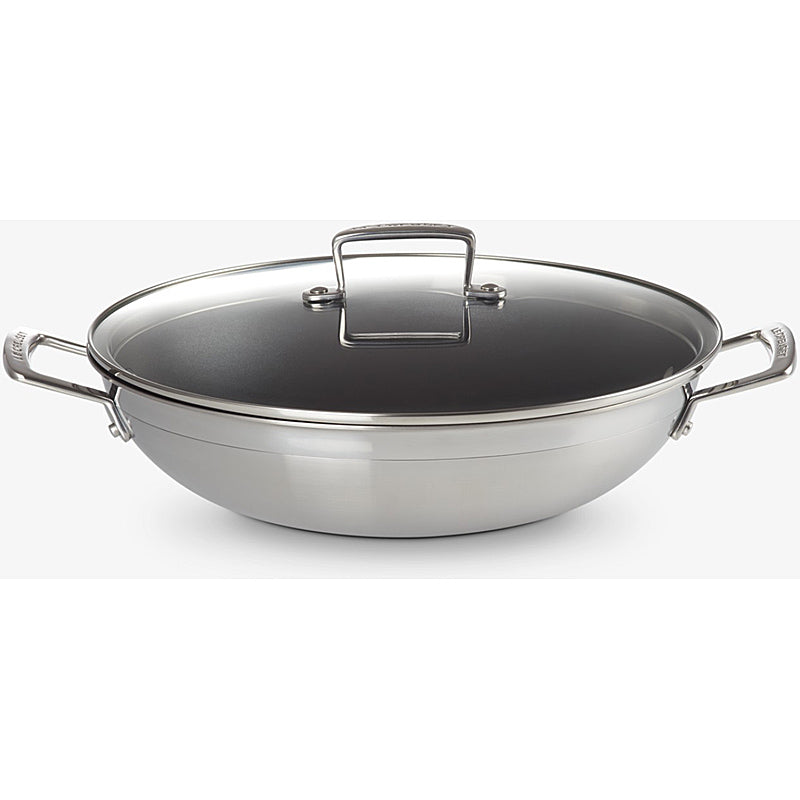 Le Creuset 3-ply PLUS Wok 30 cm