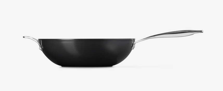 Le Creuset Essential Keramik-Antihaft Wok-Pfanne 30 cm mit Gegengriff