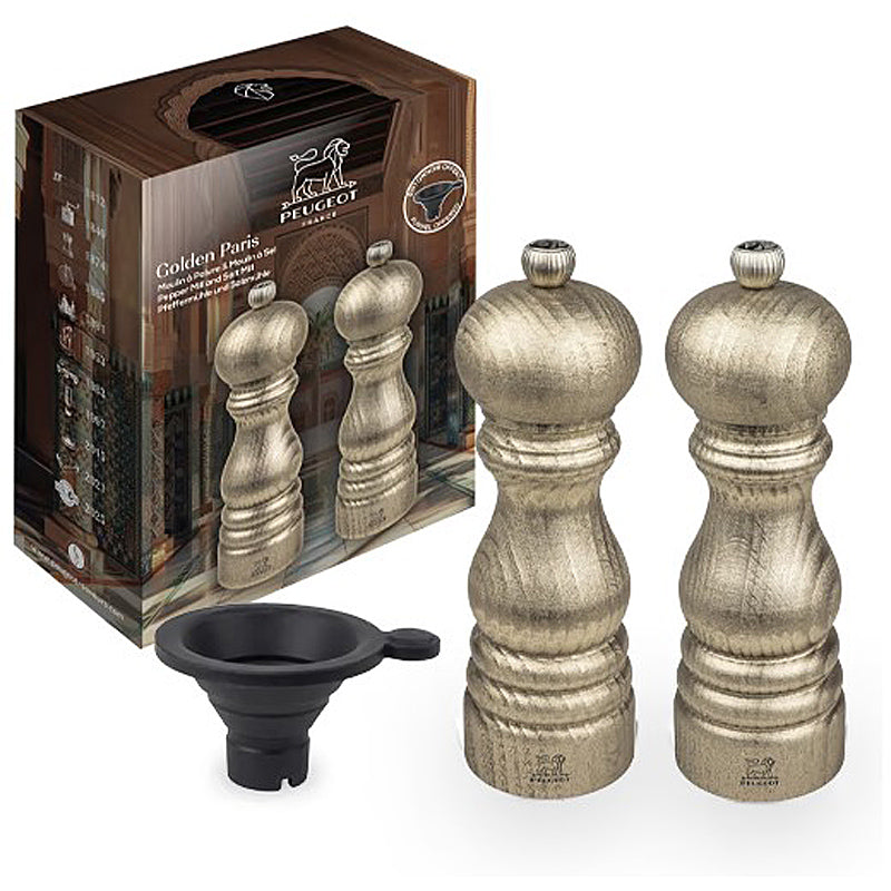 Peugeot GOLDEN PARIS Duo PM & SM gold 18 cm