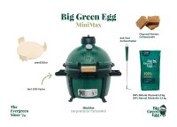Big Green Egg MiniMax EGG Starter Paket (5-teilig) Kamado...