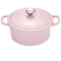 Le Creuset Bräter rund Signature 20cm Shell Pink